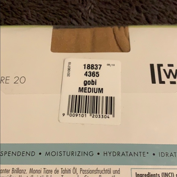 New Wolford Hydra Care 20 Tights - Gobi Size M - Picture 3 of 3